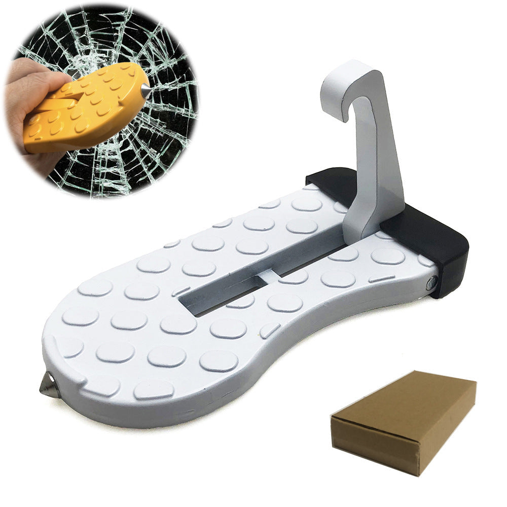 Universal Car Roof Rack Step🚗Foldable Roof Rack Door Lock, Easy to Get in and Out of Car