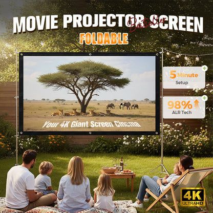 HD Matte White Projection Screen, Immersive Home Theater