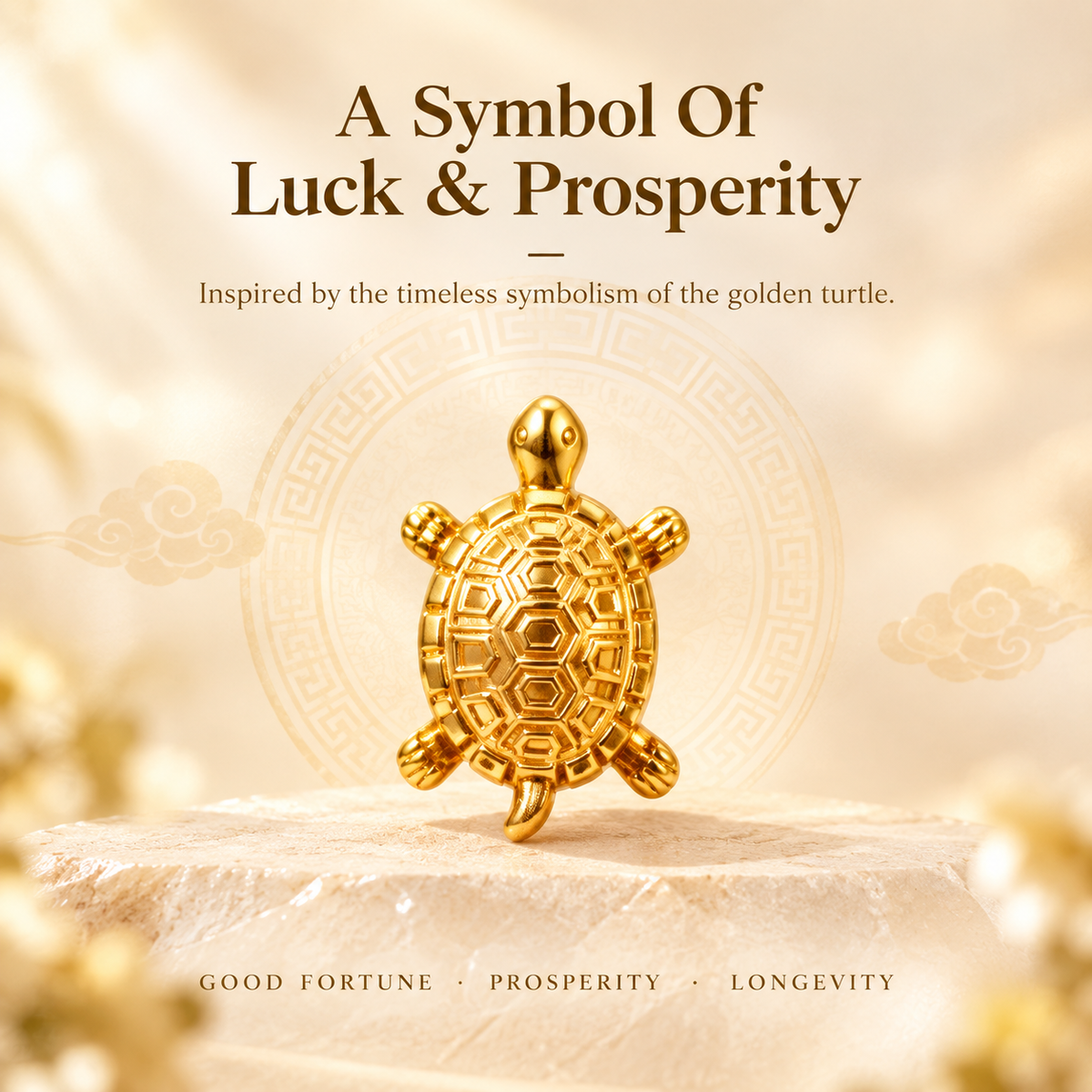 🐢💰Golden Lucky Turtle Wealth Charm Set - Bites onto Luck, Never Lets Go