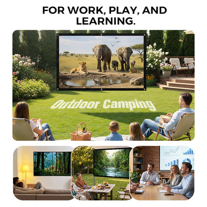 HD Matte White Projection Screen, Immersive Home Theater