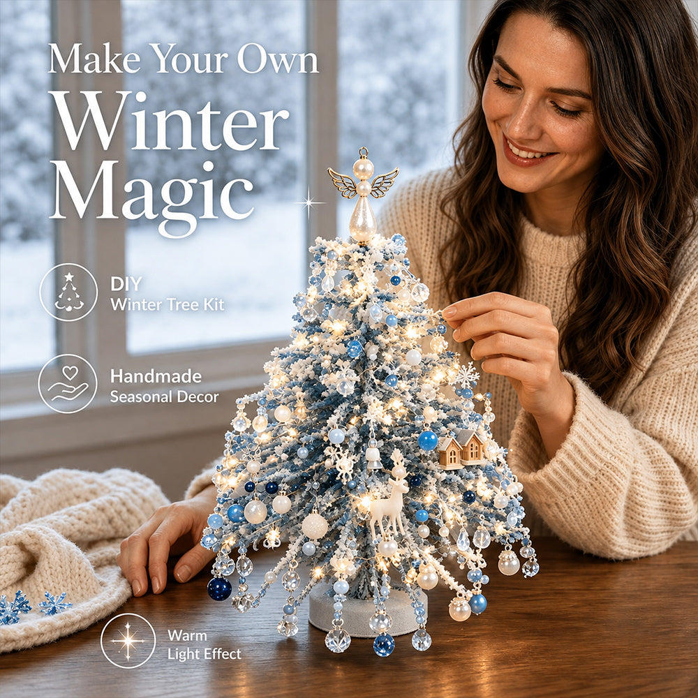DIY Beaded Christmas Tree Kit – Create Your Own Sparkling Holiday Decor