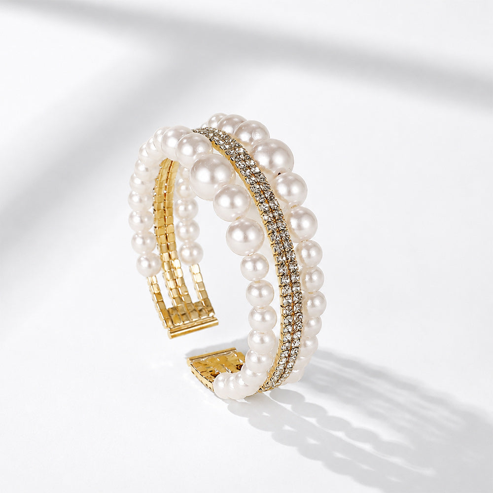 Lucky Pearl & Crystal Bracelet