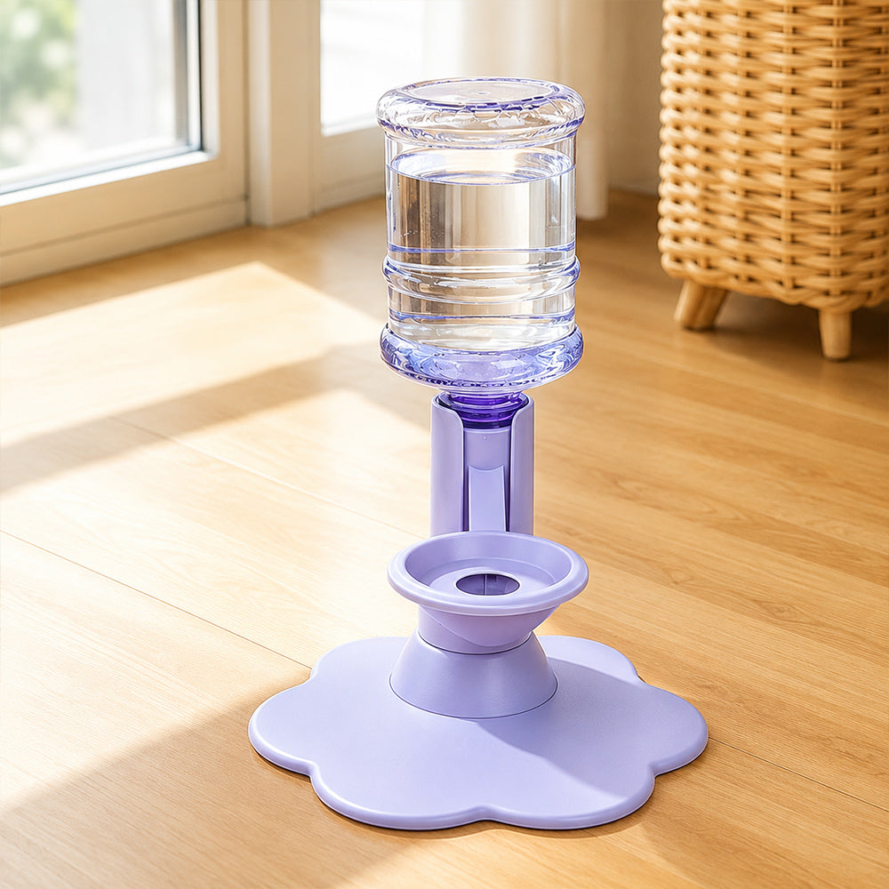 Gravity Cat Water Dispenser – Raised Anti-Spill Bowl