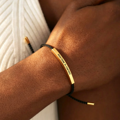 God Is In Control Christian Bracelet – A Powerful Faith Reminder for Hope, Strength & Blessings