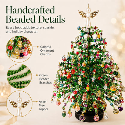 DIY Beaded Christmas Tree Kit – Create Your Own Sparkling Holiday Decor