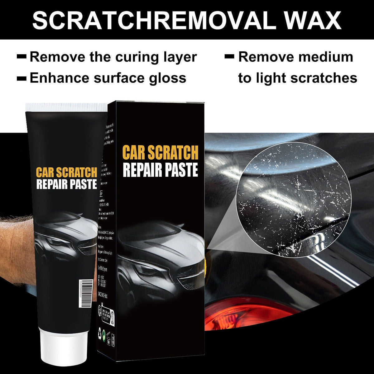 🔥Car Scratch Repair Paste– Easy Application, Quick Drying & Invisible Finish 🔧