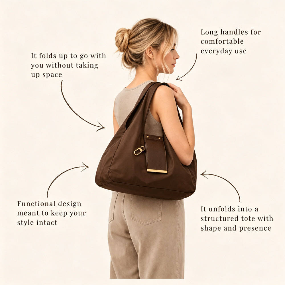 Looks Like a Keychain. Turns Into Your Everyday Tote.