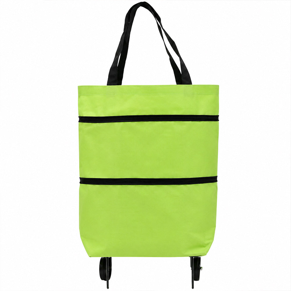 2-in-1 Foldable Shopping Cart – Carry More, Roll Easier