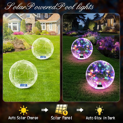 Solar Floating Pool Light – Waterproof Inflatable LED Ball