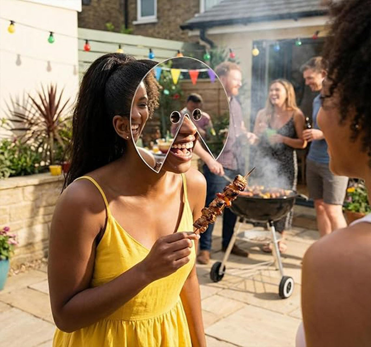 Mirror Face Mask – Hilarious Selfie & Party Prop
