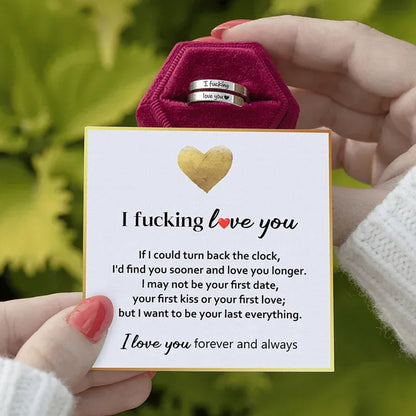 For Love - I   F🖤cking Love You Ring