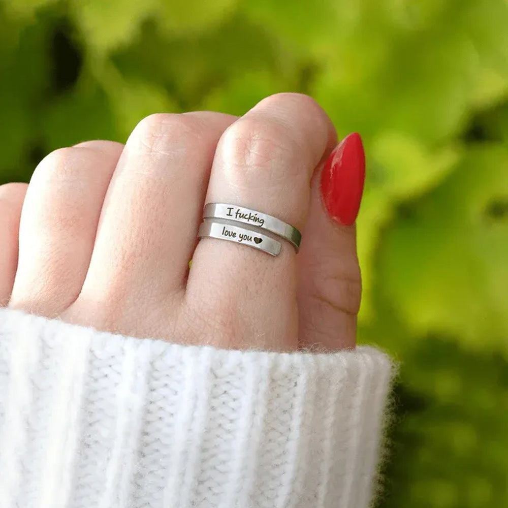 For Love - I   F🖤cking Love You Ring