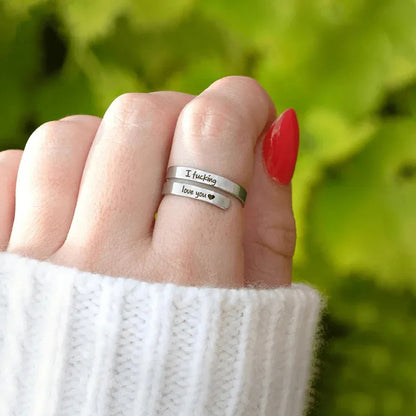 For Love - I   F🖤cking Love You Ring