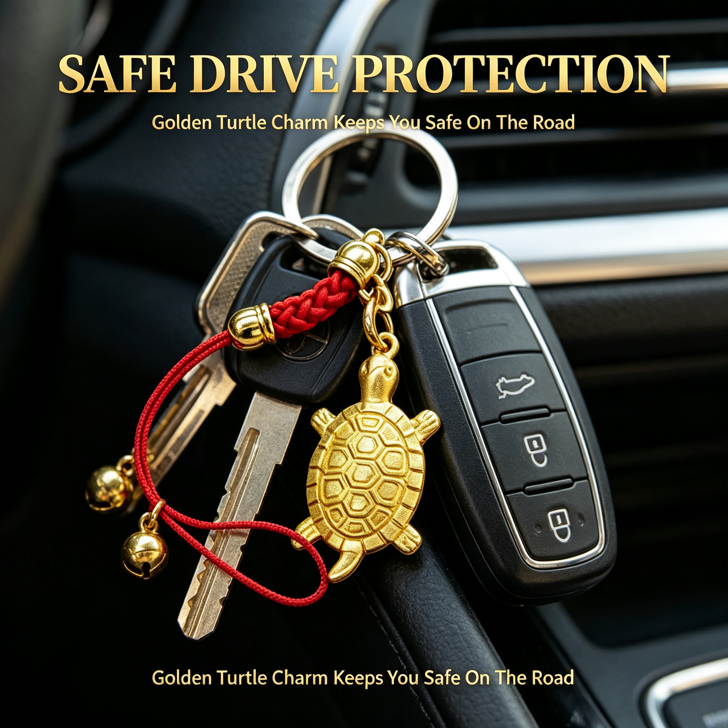 Golden Turtle Wealth Charm | Lock In Your Luck & Prosperity