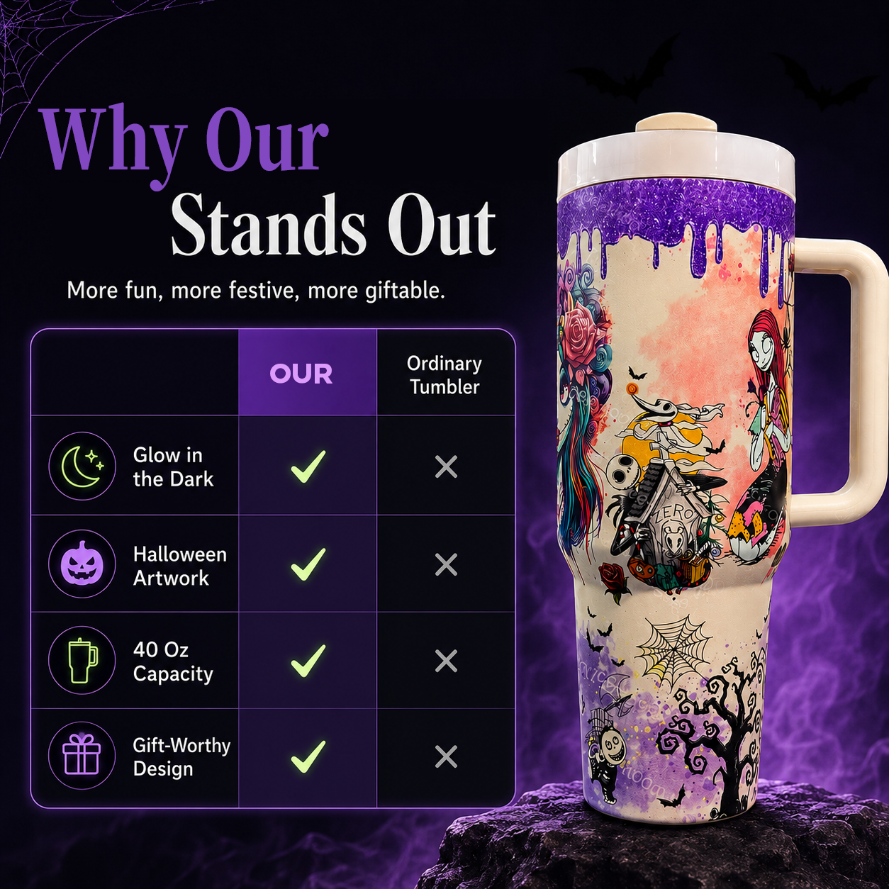 Halloween skeleton Tumbler