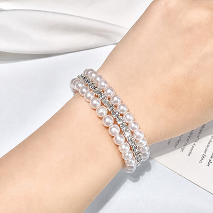 Lucky Pearl & Crystal Bracelet