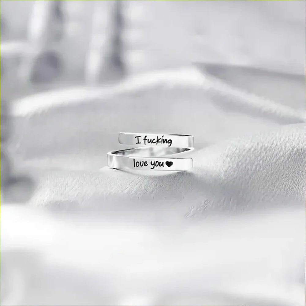 For Love - I   F🖤cking Love You Ring