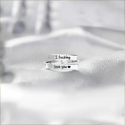 For Love - I   F🖤cking Love You Ring