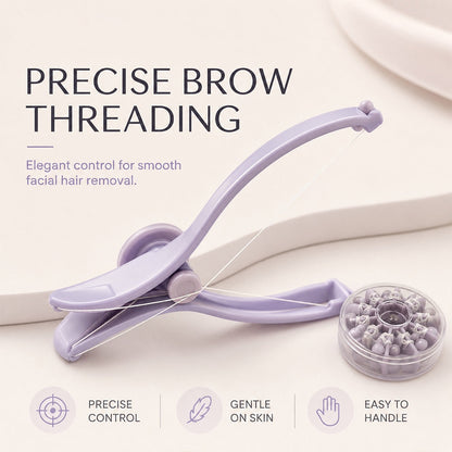 Manual Facial Hair Remover – Threading Tool for Face & Brows