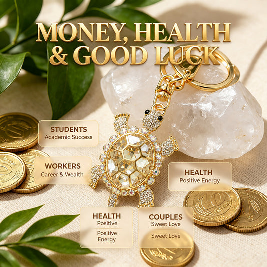 Lucky Turtle Charm - Attract Wealth & Good Luck