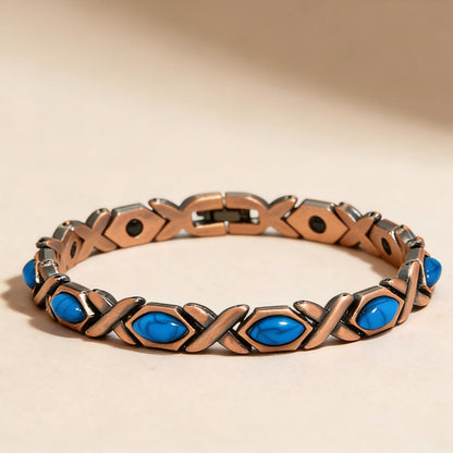 Copper Bracelet for Women, Pure Copper Magnetic Bracelets, Natural Unique Gemstone