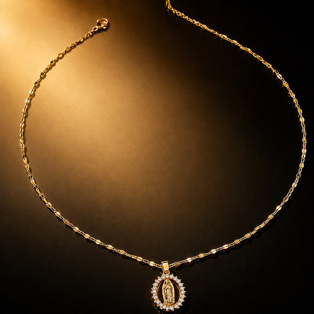 Virgin Mary Pendant Necklace
