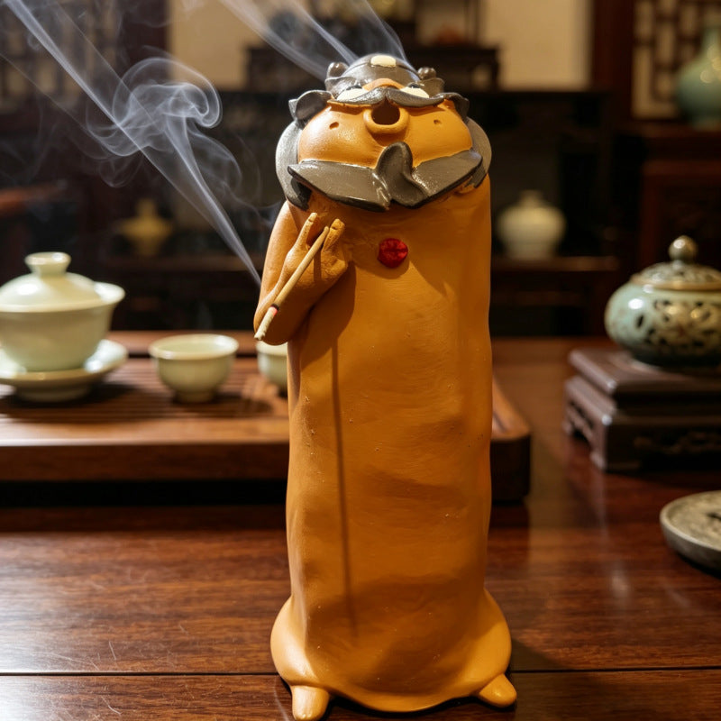 Zhong Kui Resin Incense Holder — Art, Character & Atmosphere