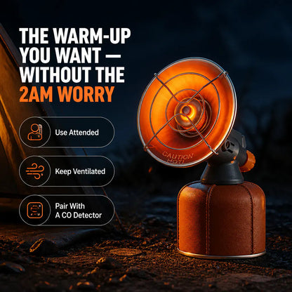 Mini Camping Hand Warmer Stove