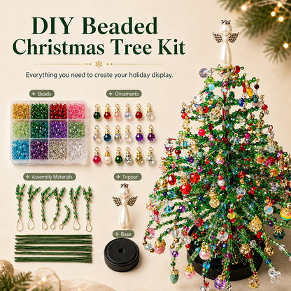 DIY Beaded Christmas Tree Kit – Create Your Own Sparkling Holiday Decor