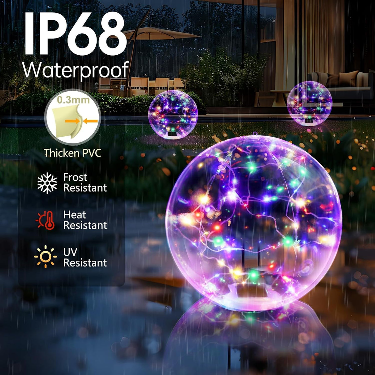 Solar Floating Pool Light – Waterproof Inflatable LED Ball