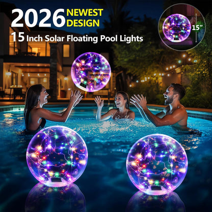 Solar Floating Pool Light – Waterproof Inflatable LED Ball
