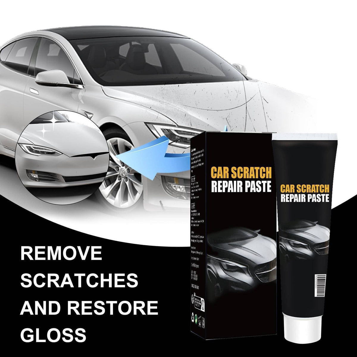 🔥Car Scratch Repair Paste– Easy Application, Quick Drying & Invisible Finish 🔧