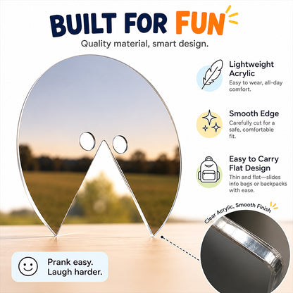 Mirror Face Mask – Hilarious Selfie & Party Prop