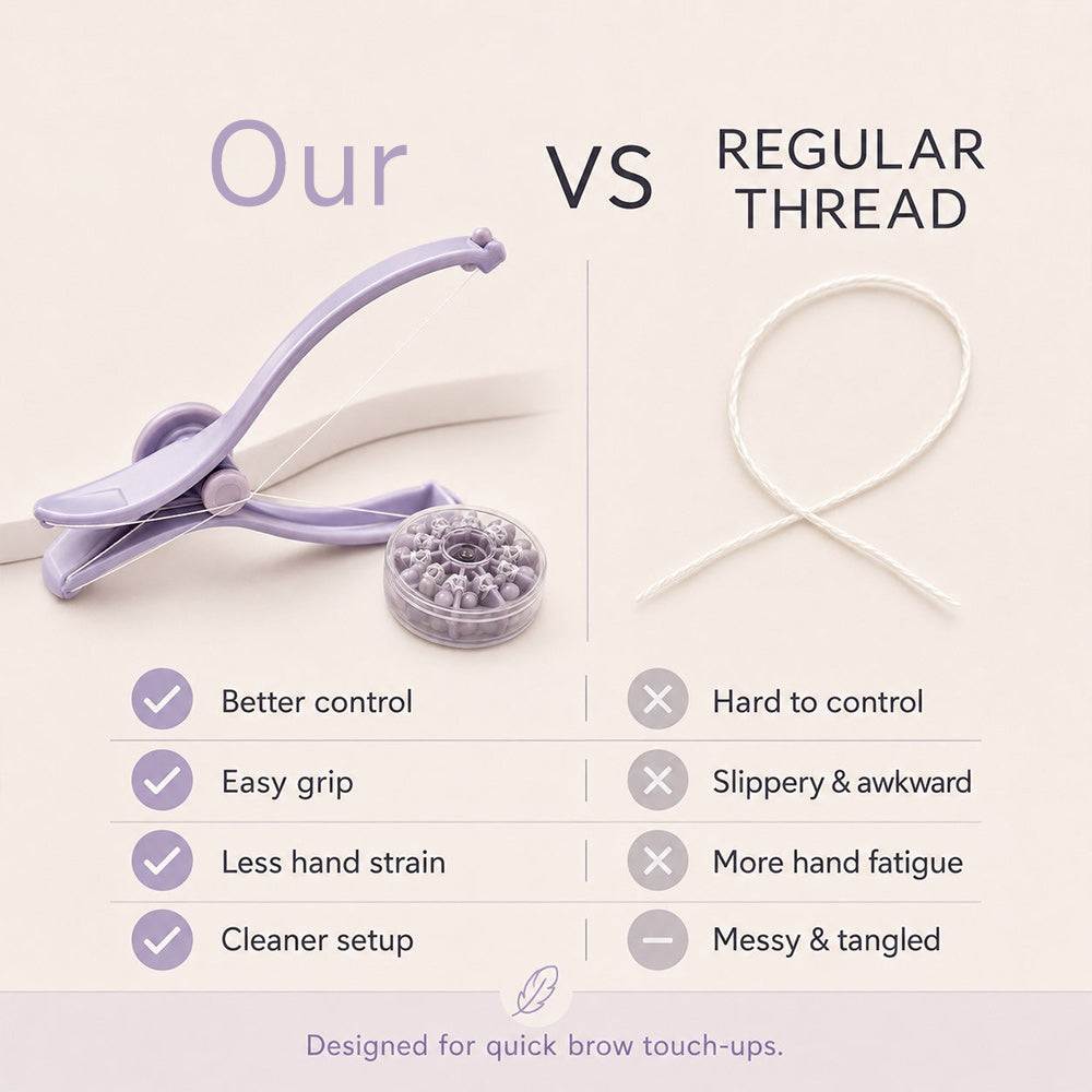 Manual Facial Hair Remover – Threading Tool for Face & Brows