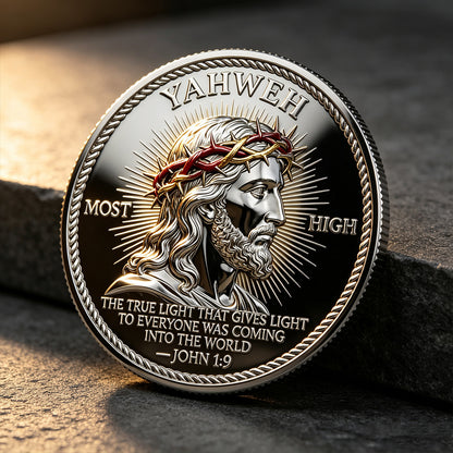 Life Light Faith Religious Lucky Coin Collectible Keepsake