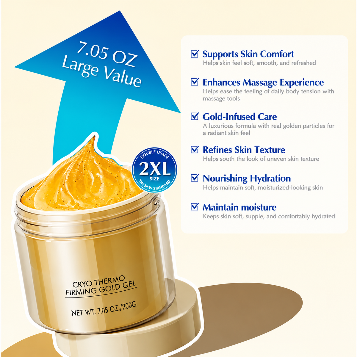 ✨ Cryo Thermo Firming Gold Gel