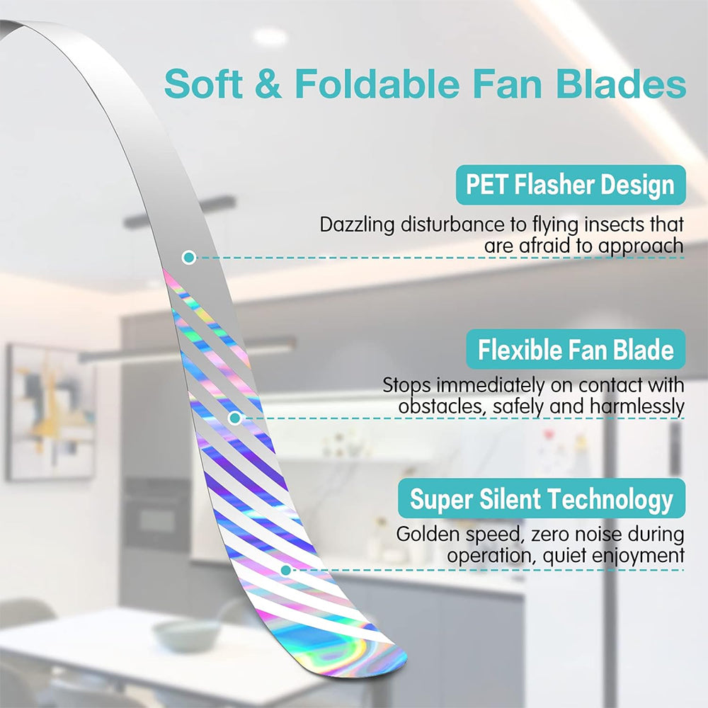Portable Fly Repellent Fan – Enjoy Fly-Free Outdoor Meals Anywhere