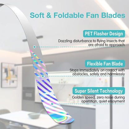 Portable Fly Repellent Fan – Enjoy Fly-Free Outdoor Meals Anywhere