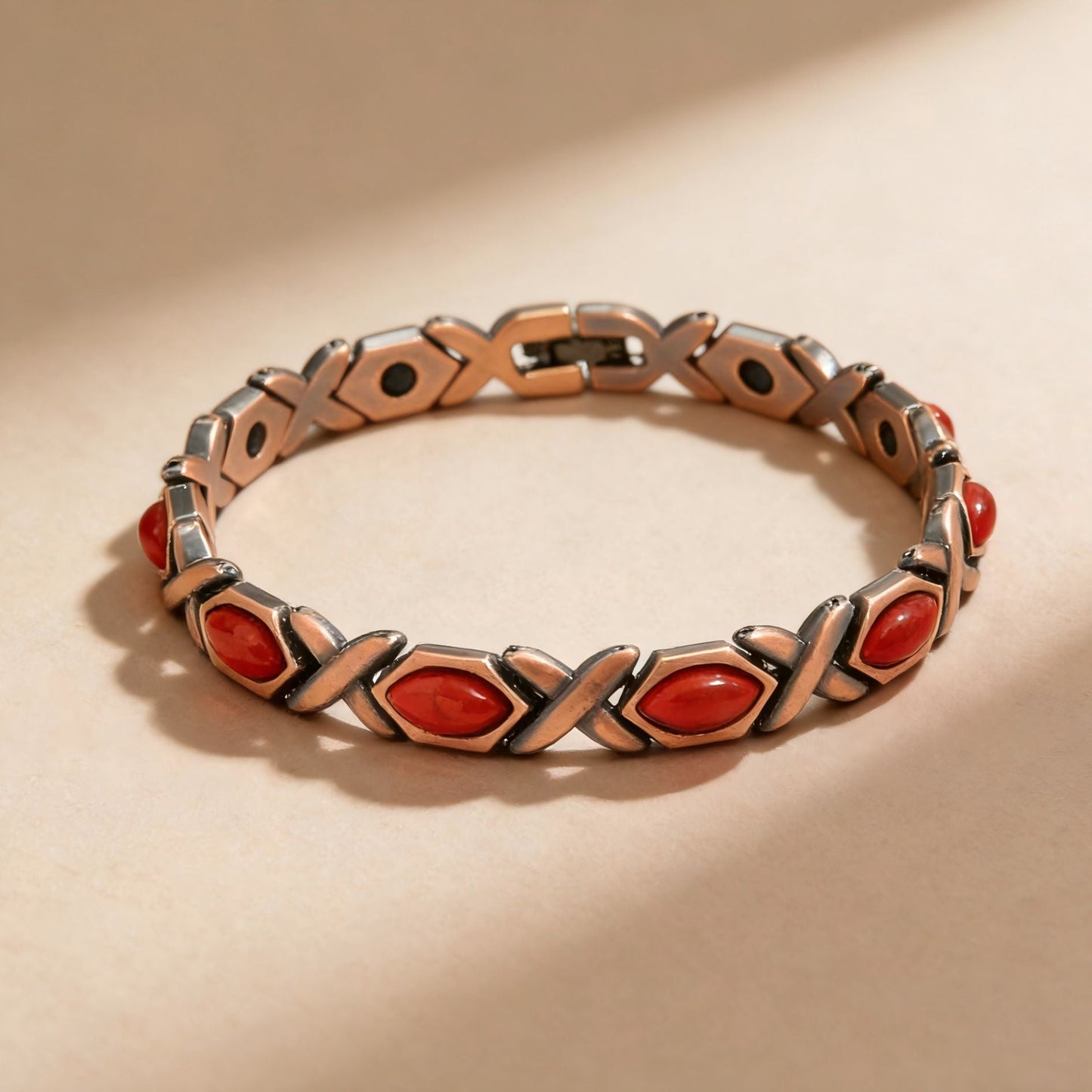 Copper Bracelet for Women, Pure Copper Magnetic Bracelets, Natural Unique Gemstone