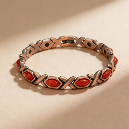 Copper Bracelet for Women, Pure Copper Magnetic Bracelets, Natural Unique Gemstone