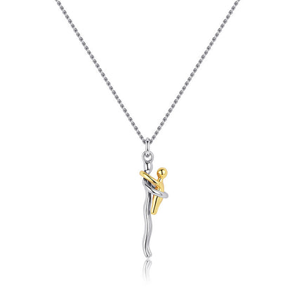 Hug Pendant Necklace - A Cute Hug, Elegant Holiday and Everyday Gift, All-Season Accessory