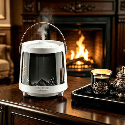 Aroma Humidifier Diffuser, Remote RGB Night Light, Silent Mist Auto-Off