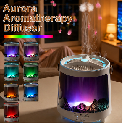 Aroma Humidifier Diffuser, Remote RGB Night Light, Silent Mist Auto-Off
