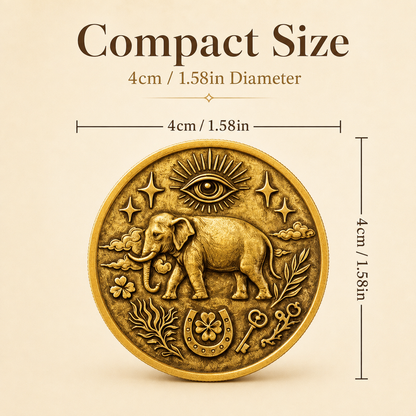 3D 777 Universe Destiny Lucky Commemorative Coin for Wealth Fortune