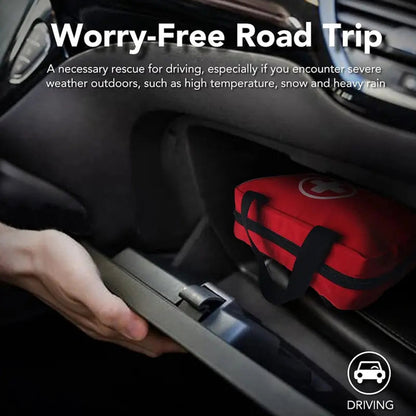 First Aid Kit – High-quality, waterproof, and portable trauma first aid kit, suitable for various emergency situations.