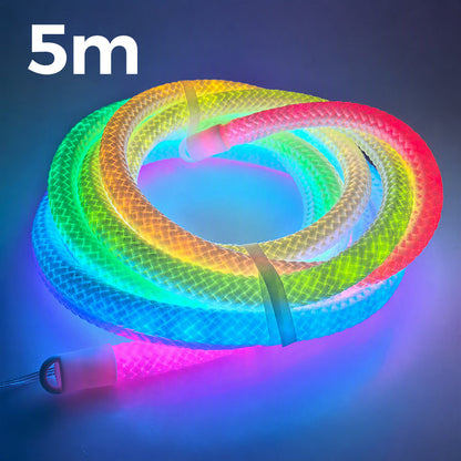 Dragon Scale Woven LED Neon Rope Light