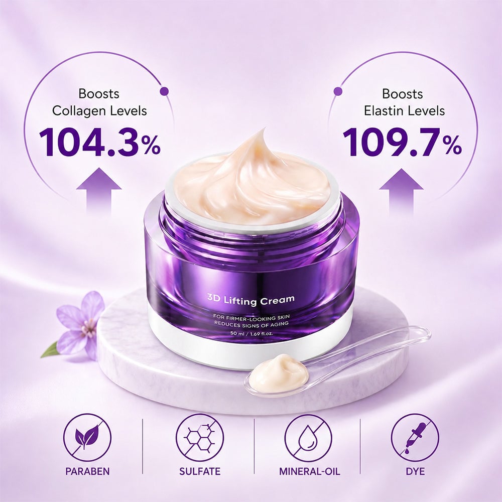 ✨3D Lifting Cream 1.7 fl oz | Advanced Korean Facial Night Cream