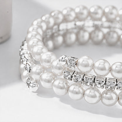 Lucky Pearl & Crystal Bracelet
