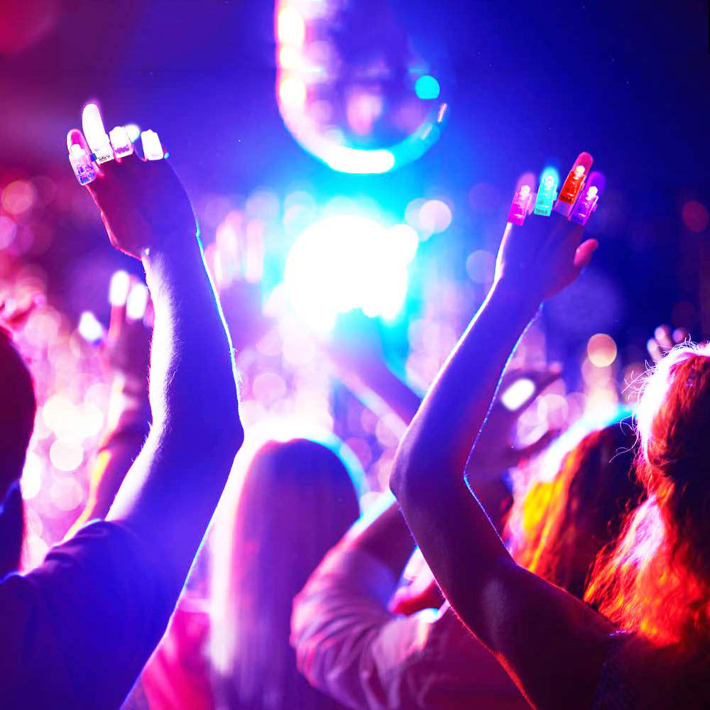 LED Finger Lights for Halloween Night Party