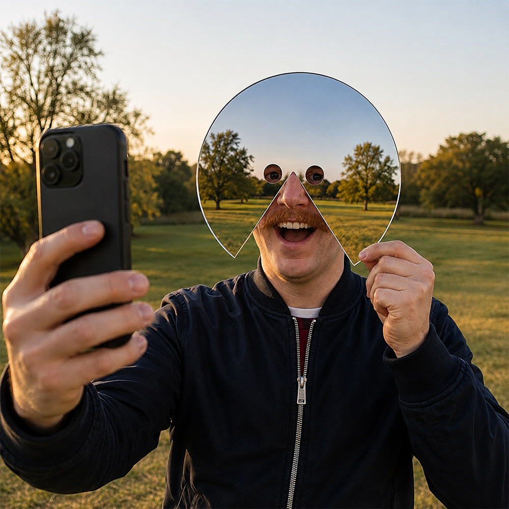 Mirror Face Mask – Hilarious Selfie & Party Prop